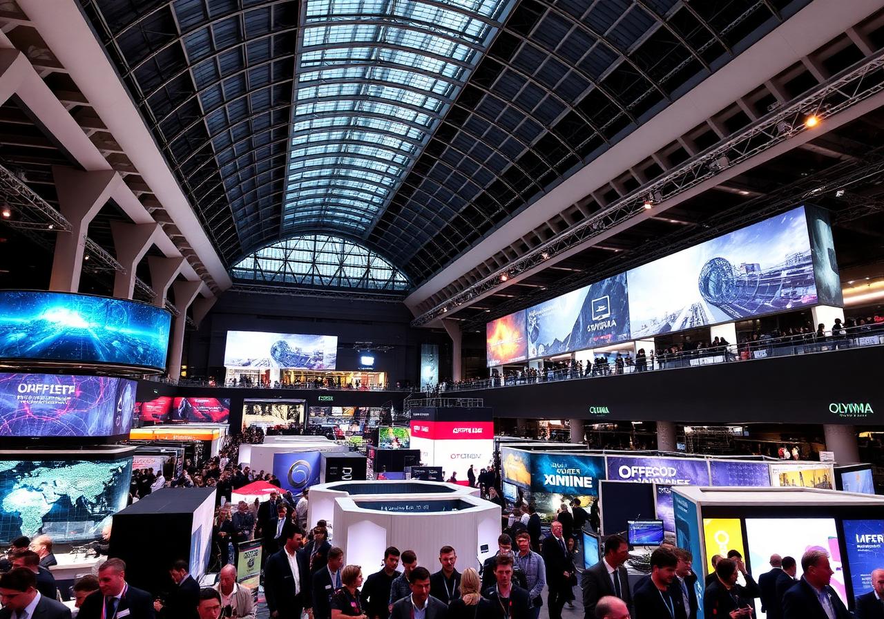 Olympia London expo floor
