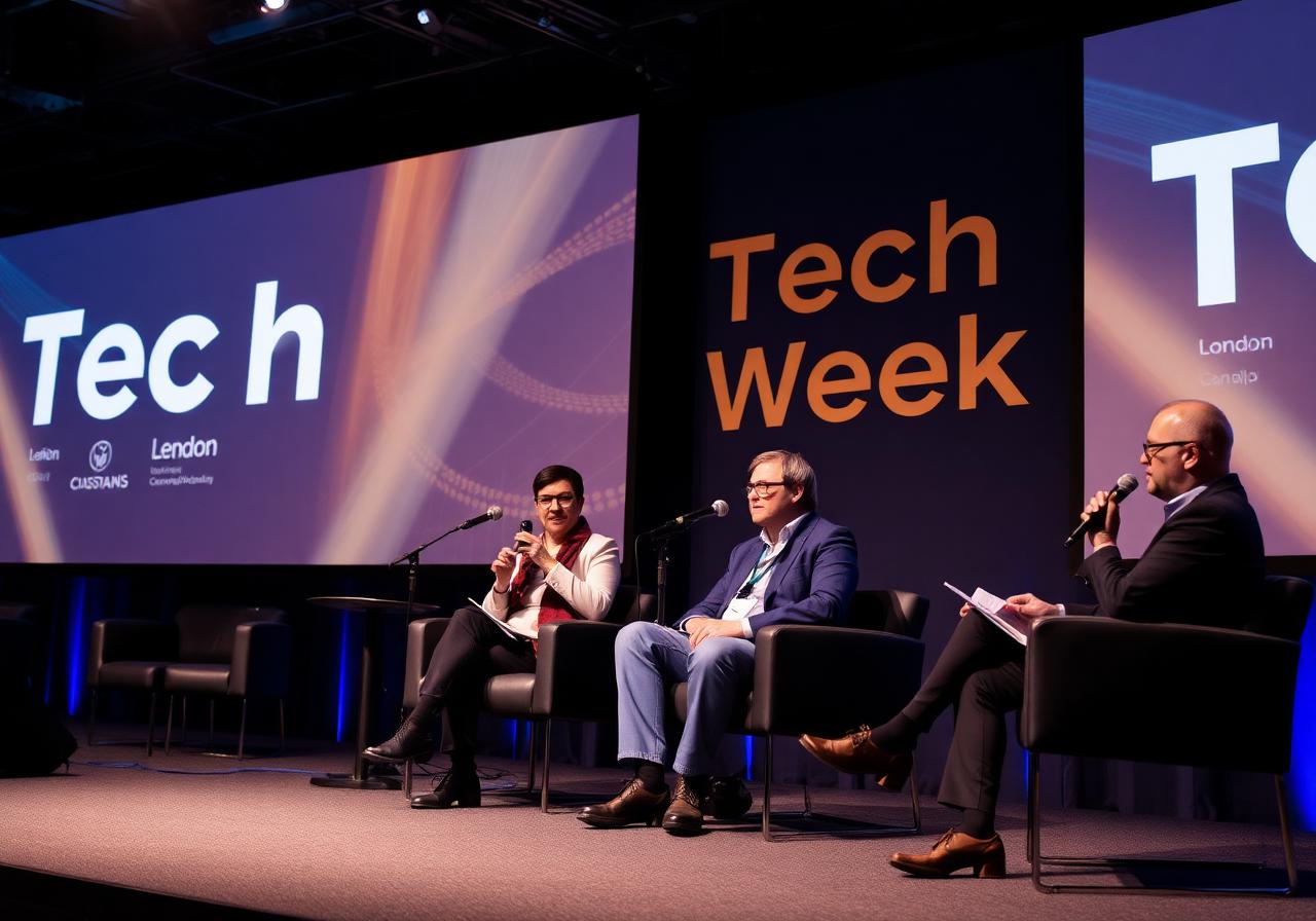 Panel discussion at London Tech Week